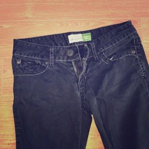 Aeropostal straight leg black pants